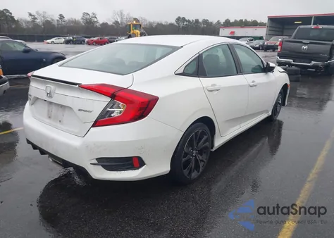 2019 Honda Civic Sport z USA, uszkodzony, nr VIN 2HGFC2F8XKH501231